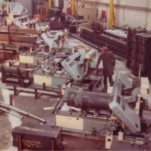 Amada saws were used extensively for nearly 50 years.