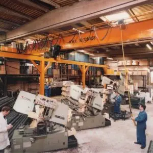 History of Accurate – Amada saws; the backbone of Accurate for over 40 years