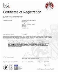 BSI certificate sample