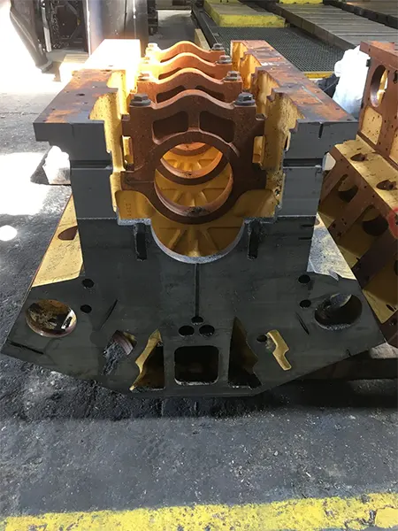 services engine block cutting