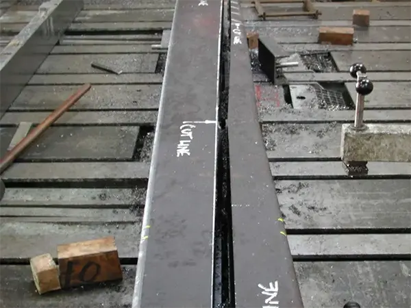 forged beam internal stress